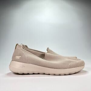 Skechers GOwalk Joy Taupe Comfort Walking Slip On Shoes 124187 Women's Size 9.5